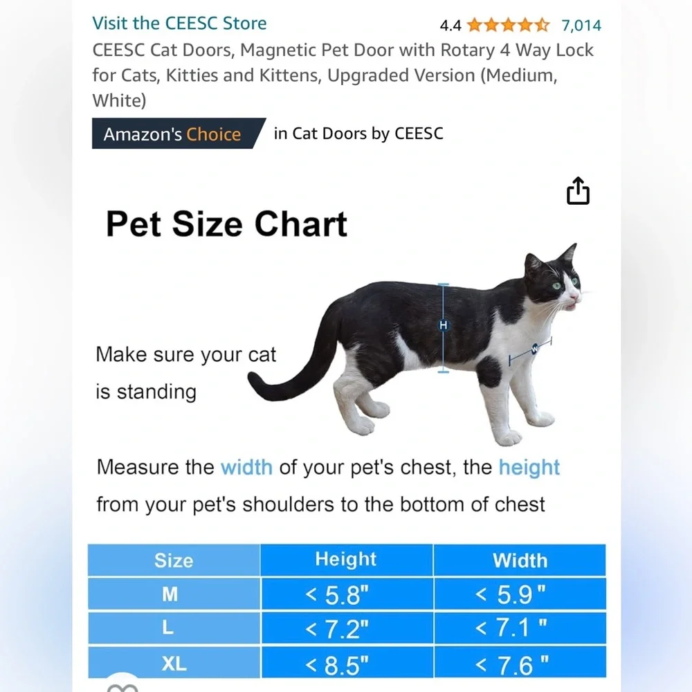 Cat Door (white)